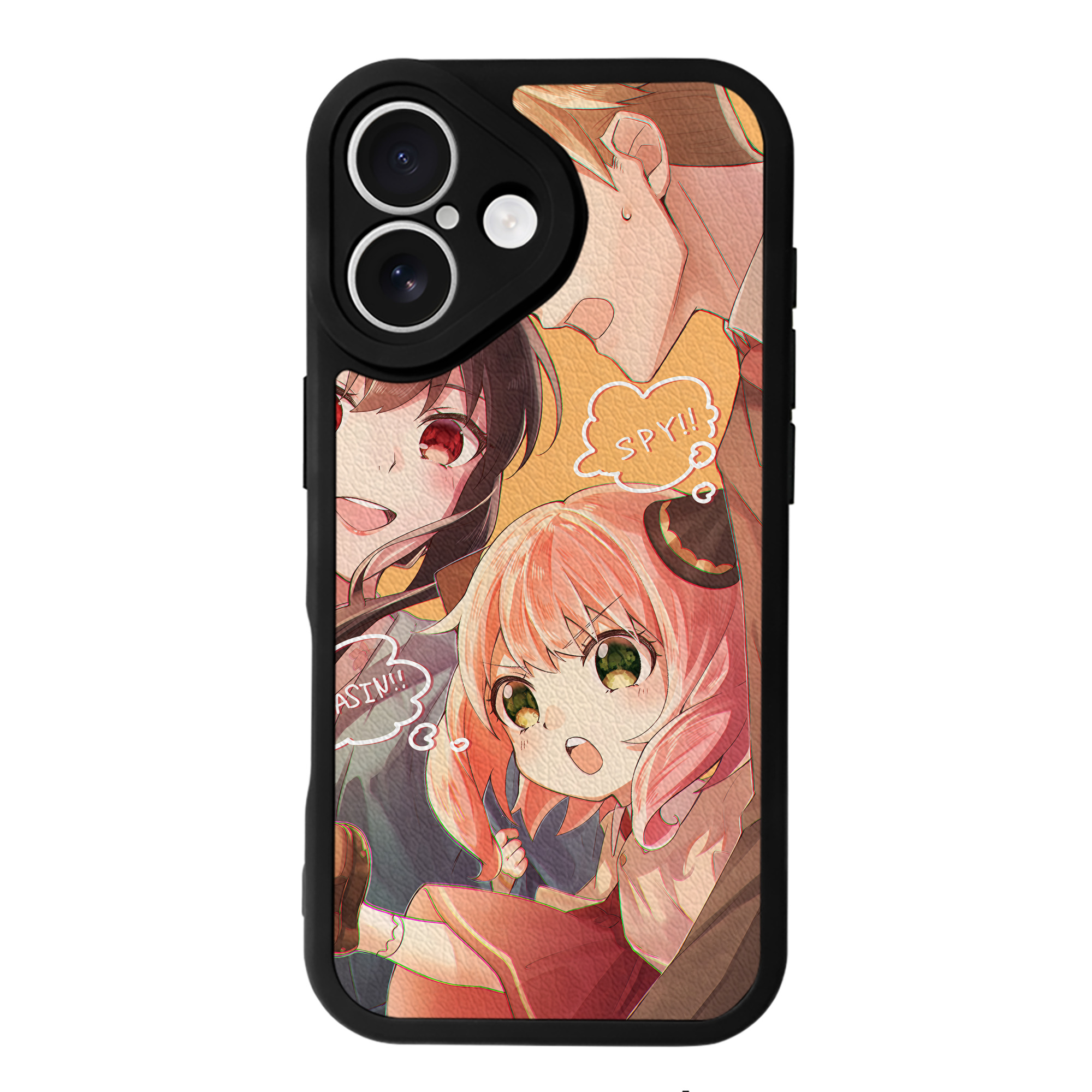 （画像用） SPY×FAMILY间谍家家酒 【iPhone 16シリーズ対応】シリコンスマホケース（レザー調） 材質：シリコン